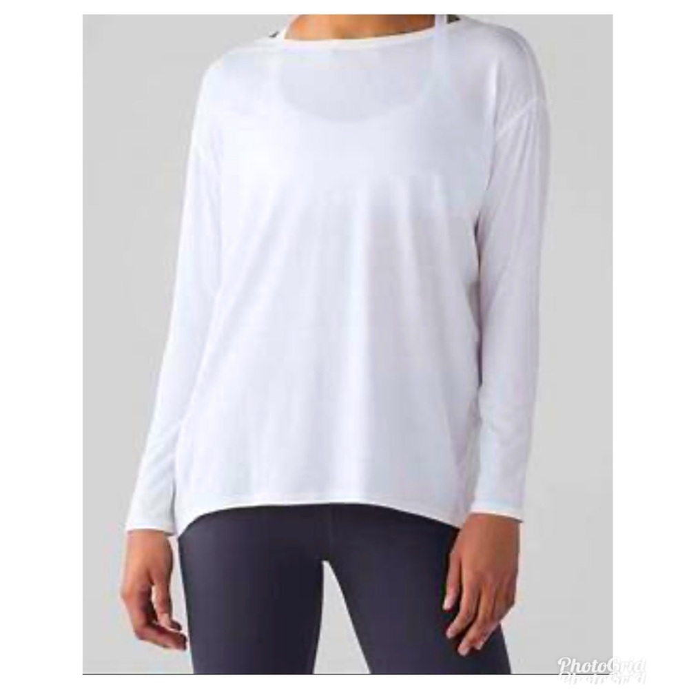 NWT Lululemon Back in Action Long Sleeve - Size 8